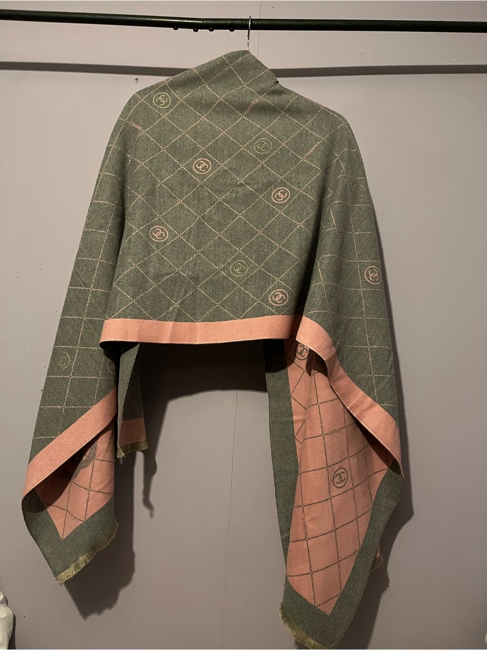 Chanel Reversible Woven Shawl